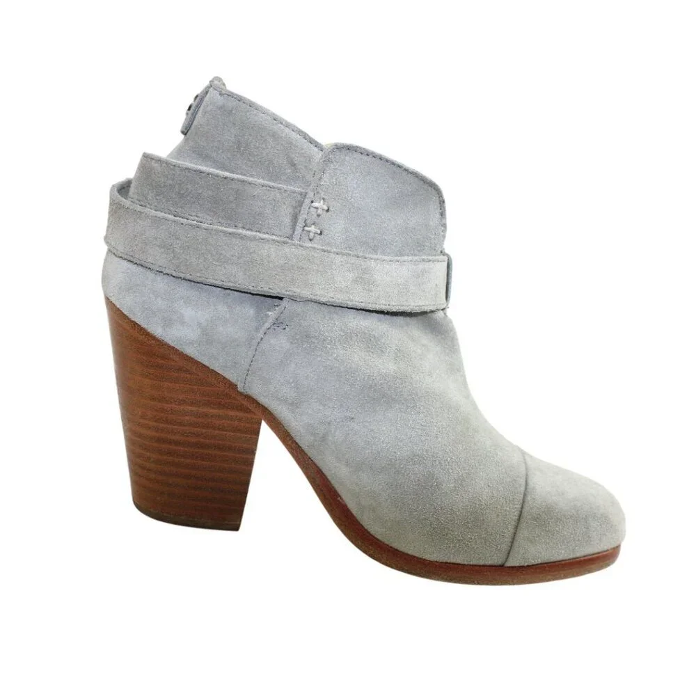 Rag And Bone Harrow Granite Suede Ankle Boot Size 36.5 (US 6.5)
